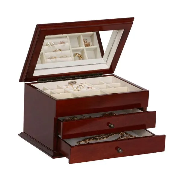 Brayden Wooden Jewellery Box Image 2 Harmony Jewellers Grimsby, ON