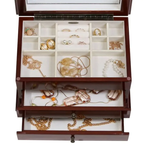Brayden Wooden Jewellery Box Image 3 Harmony Jewellers Grimsby, ON