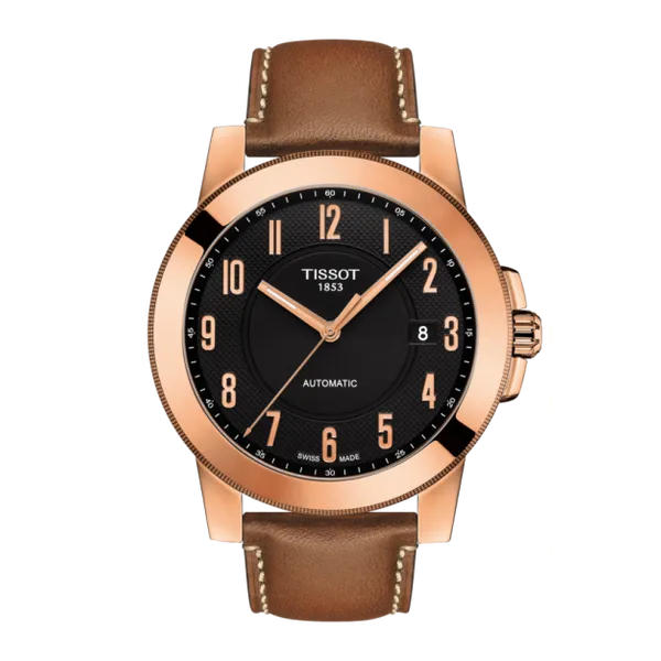 Tissot swissmatic rose gold discount