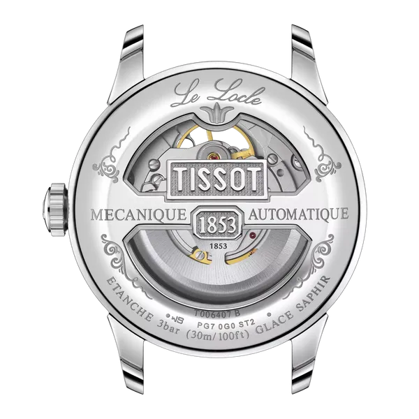 Tissot Le Locle Powermatic 80 Open Heart Image 2 Harmony Jewellers Grimsby, ON