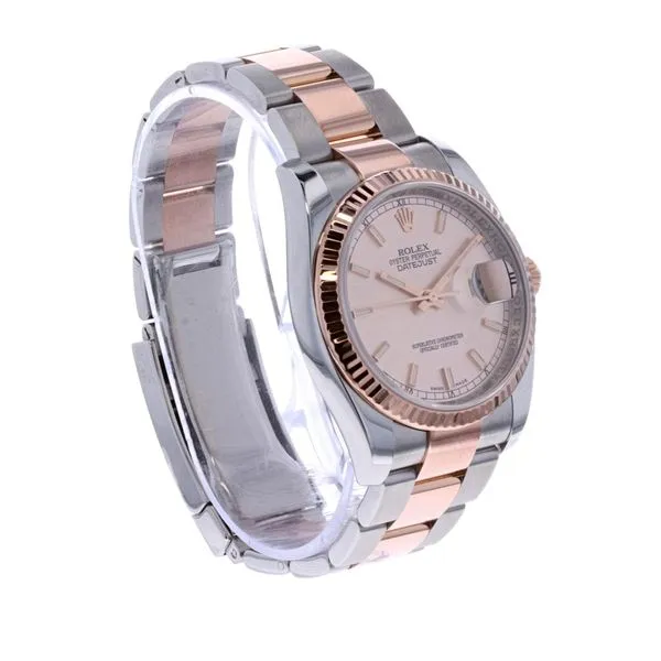 Rolex Datejust 126231 36mm Everose Gold & Steel Image 3 Harmony Jewellers Grimsby, ON