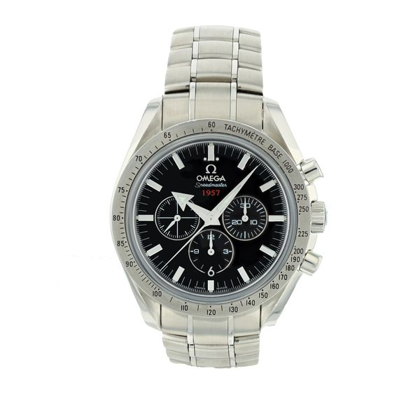 Omega Speedmaster Broad Arrow Co-Axial 1957 Chronograph  321.10.42.50.01.001 42mm 2012 Harmony Jewellers Grimsby, ON
