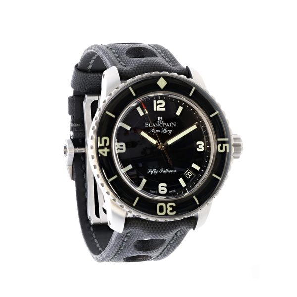 Blancpain Fifty Fathoms Tribute to Aqua Lung 5015C 1130 52B  45mm 2013 Image 3 Harmony Jewellers Grimsby, ON