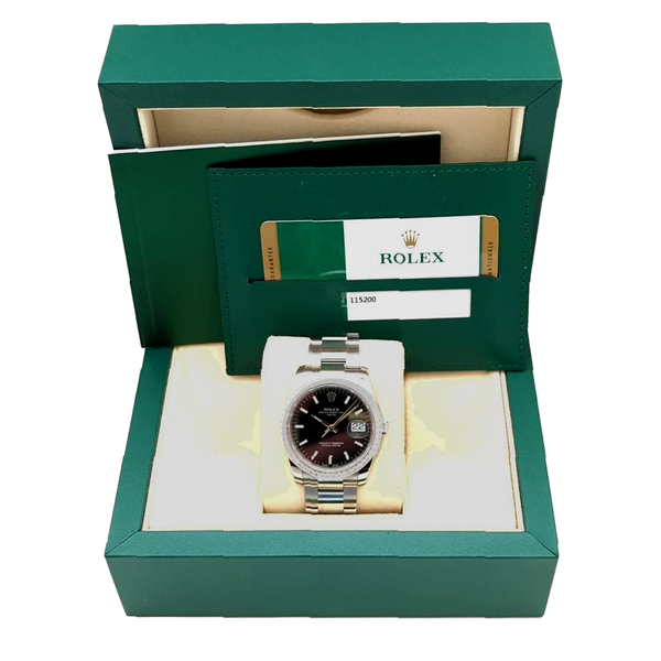 Rolex Oyster Perpetual Date 115200 34mm 2019 Image 4 Harmony Jewellers Grimsby, ON