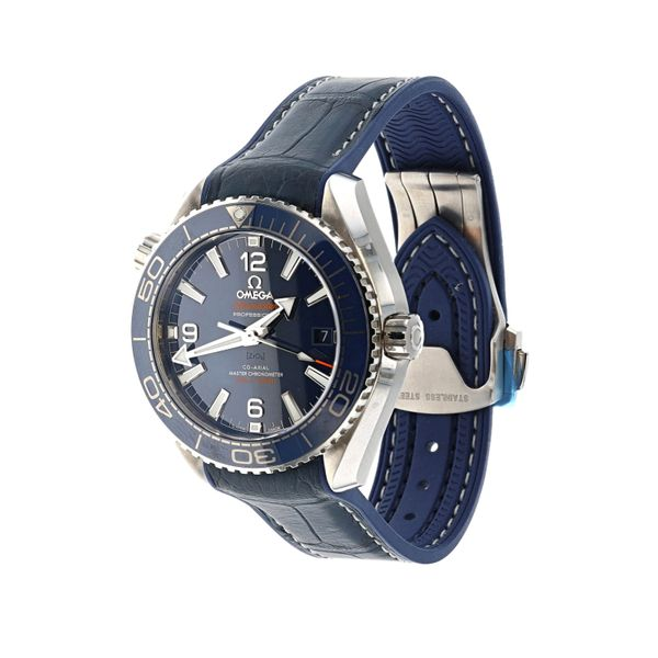 Omega Seamaster Planet Ocean 600M 215.33.40.20.03.001 39.5mm 2022 Image 5 Harmony Jewellers Grimsby, ON