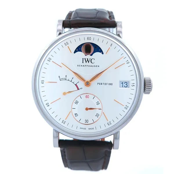 IWC Portofino Hand-Wound Moon Phase 5807887 45mm 2019 Harmony Jewellers Grimsby, ON