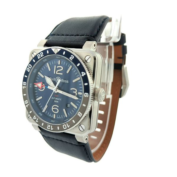 Bell & Ross BR03-93 GMT Blue 42mm 2023 Image 2 Harmony Jewellers Grimsby, ON
