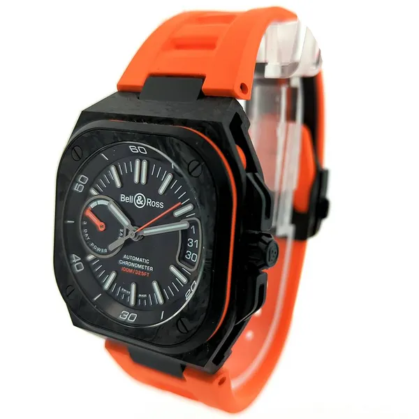 Bell & Ross BR-X5 Carbon Orange 41 2023 Image 2 Harmony Jewellers Grimsby, ON