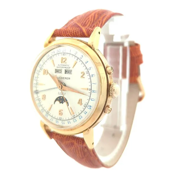 Bucherer Triple Date Moon Phase 36mm Circa 1955 Image 2 Harmony Jewellers Grimsby, ON