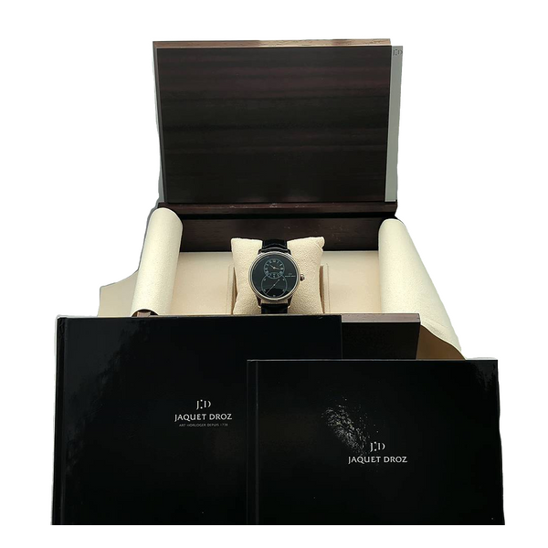 Jaquet Droz Grande Seconde Black Enamel J003034284 43mm Image 5 Harmony Jewellers Grimsby, ON