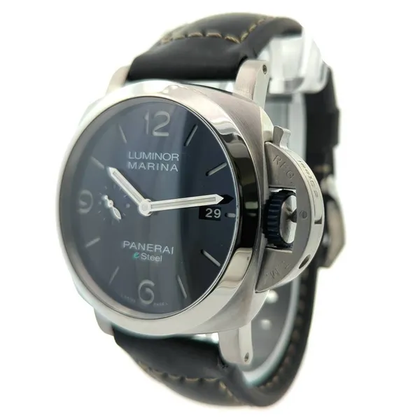 Panerai Luminor Marina ESteel Blu Profondo PAM01157 44mm 2021 Image 2 Harmony Jewellers Grimsby, ON