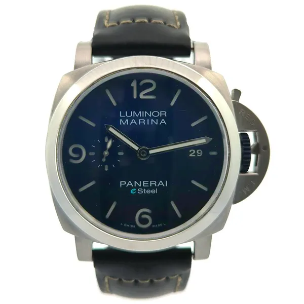 Panerai Luminor Marina ESteel Blu Profondo PAM01157 44mm 2021 Harmony Jewellers Grimsby, ON