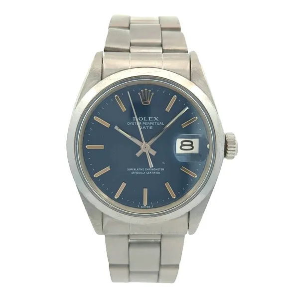 Rolex Oyster Perpetual Date 1500 34mm 1971 Harmony Jewellers Grimsby, ON
