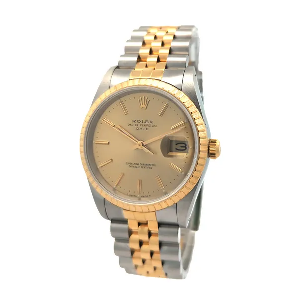 Rolex oyster perpetual date 15223 shop