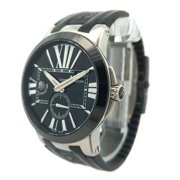 Ulysse Nardin Executive Dual Time 243-00 43mm Circa 2015 Image 2 Harmony Jewellers Grimsby, ON