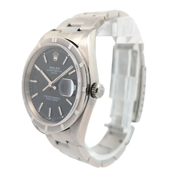 Rolex Oyster Perpetual Date 15210 34mm 2000 Image 2 Harmony Jewellers Grimsby, ON
