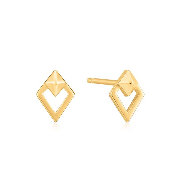 Gold Spike Diamond Stud Earrings Harmony Jewellers Grimsby, ON