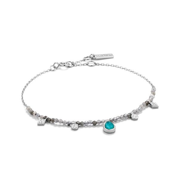 Mineral Glow Silver Turquoise Labradorite Bracelet Harmony Jewellers Grimsby, ON