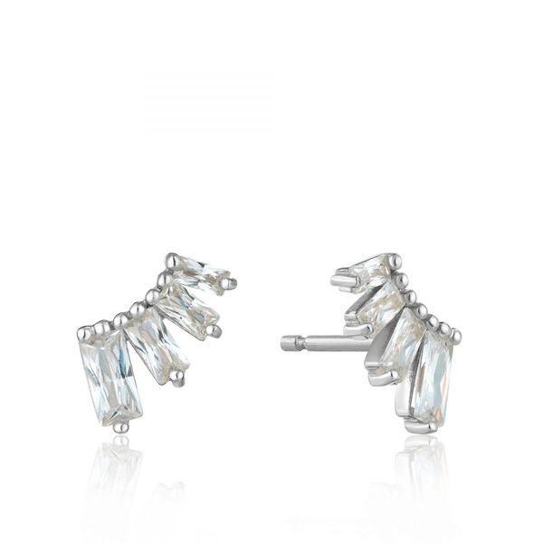 Glow Getter Silver Glow Bar Stud Earrings Harmony Jewellers Grimsby, ON