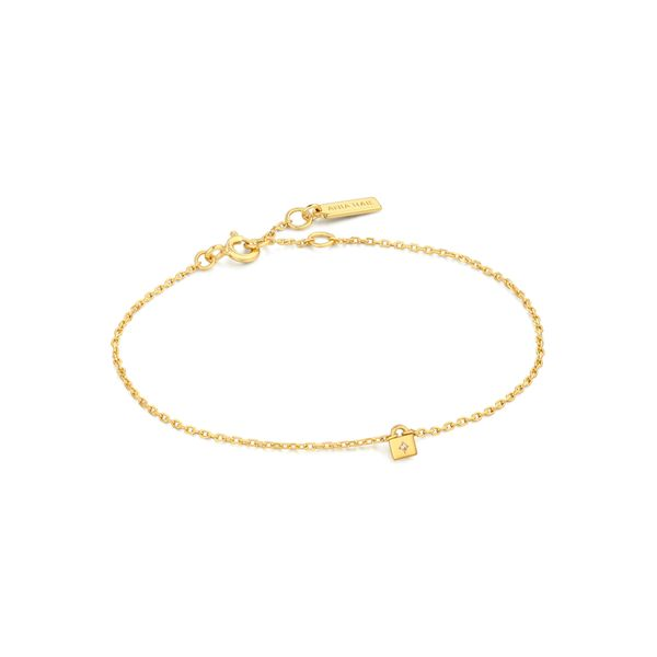 Under Lock & Key Gold Padlock Bracelet Harmony Jewellers Grimsby, ON