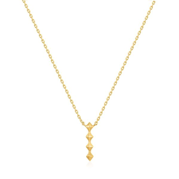Gold Spike Drop Necklace Harmony Jewellers Grimsby, ON