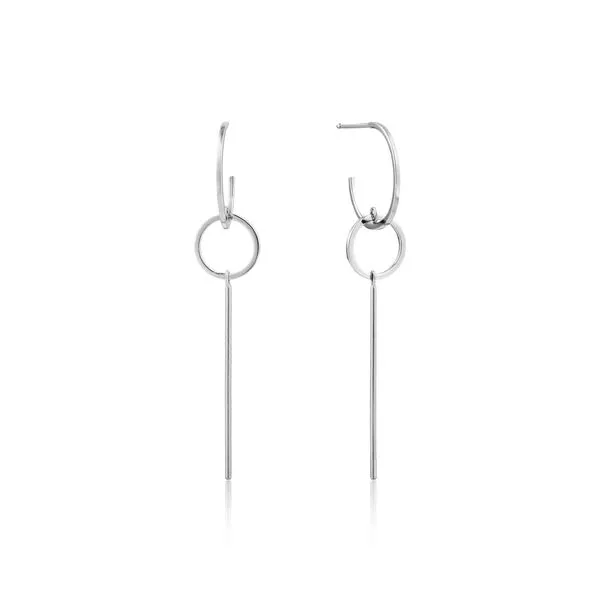 Modern Minimalism Modern Solid Drop Silver Earrings Harmony Jewellers Grimsby, ON