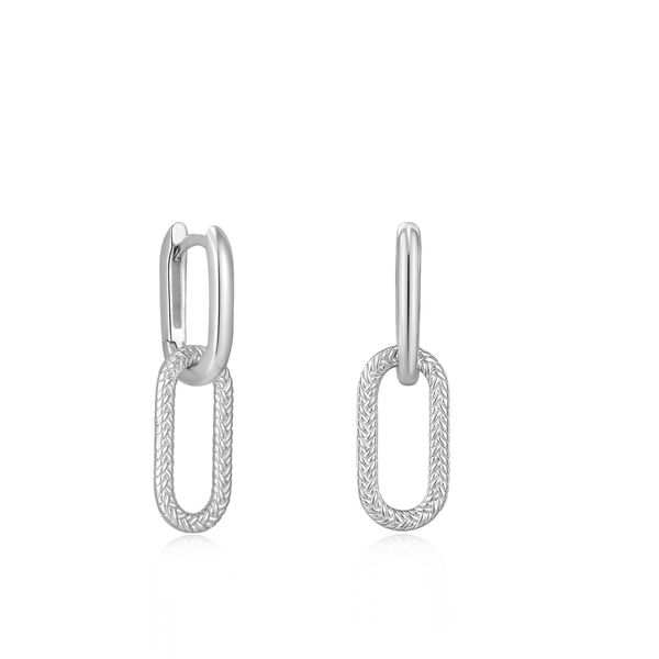 Ropes & Dreams Silver Rope Oval Drop Earrings Harmony Jewellers Grimsby, ON