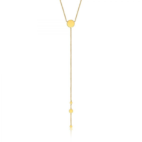 Geometry Y Necklace Shiny Gold Harmony Jewellers Grimsby, ON