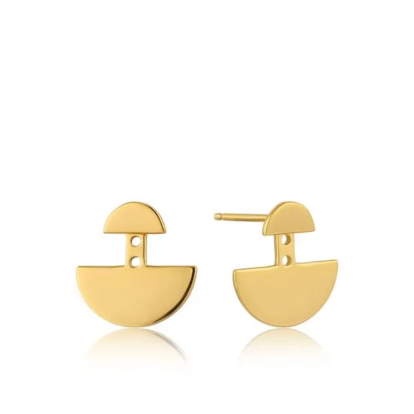 Geometry Ear Jackets, Gold Harmony Jewellers Grimsby, ON