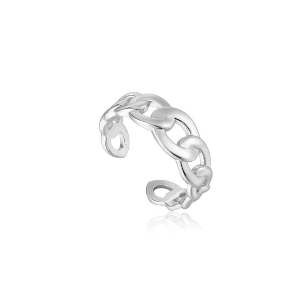 Sterling Silver Curb Chain Adjustable Ring Harmony Jewellers Grimsby, ON