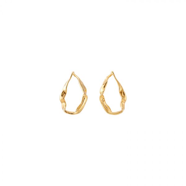 TIDE Gold Plated Maxi Earrings Harmony Jewellers Grimsby, ON