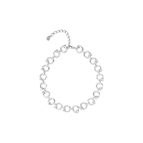 Silver Plated Nail Link Necklace Harmony Jewellers Grimsby, ON