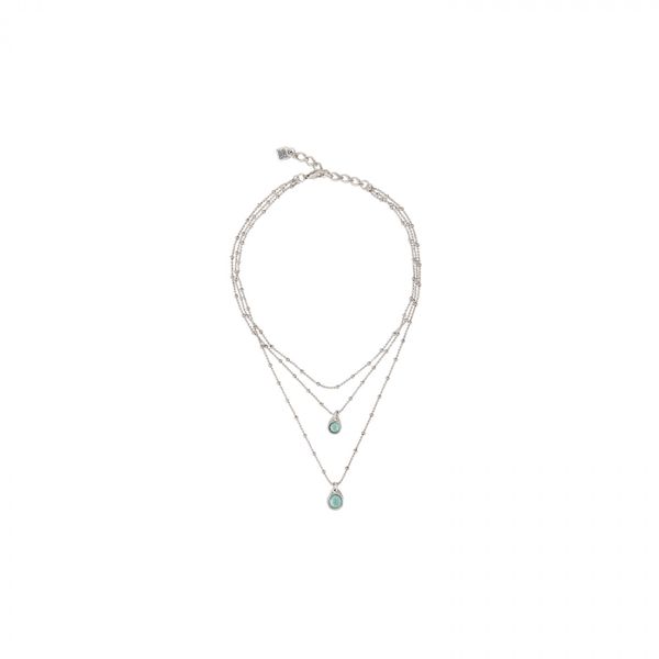 DELIRIUM   Triple Necklace with Blue Green Swarovski Crystal Harmony Jewellers Grimsby, ON