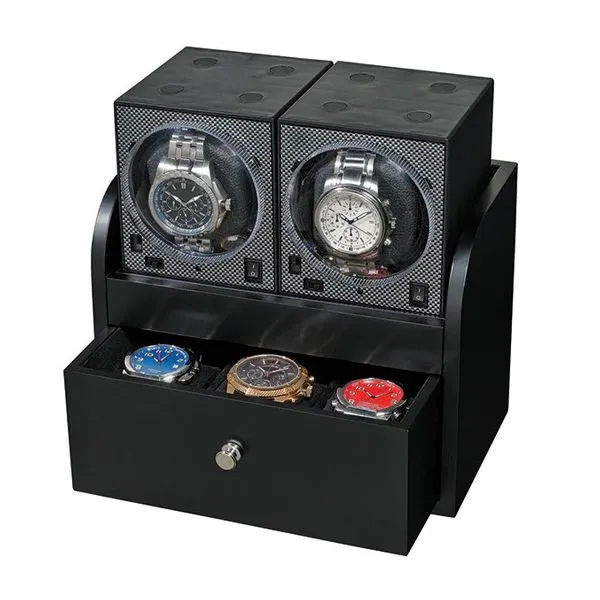 Black Wooden Housing for Boxy Watch Winder Harmony Jewellers Grimsby, ON