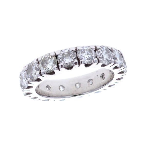 14KT White Gold 4.12ctw Diamond Estate Eternity Band Harmony Jewellers Grimsby, ON