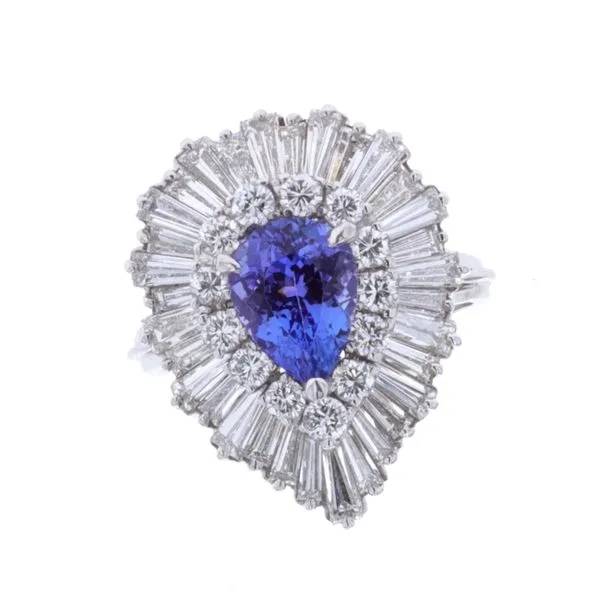 Platinum Tanzanite and 4.97ctw Diamond Ring Harmony Jewellers Grimsby, ON