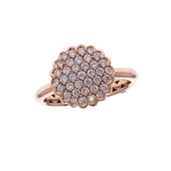 18KT Rose Gold 0.56ctw Diamond Cluster Ring Harmony Jewellers Grimsby, ON