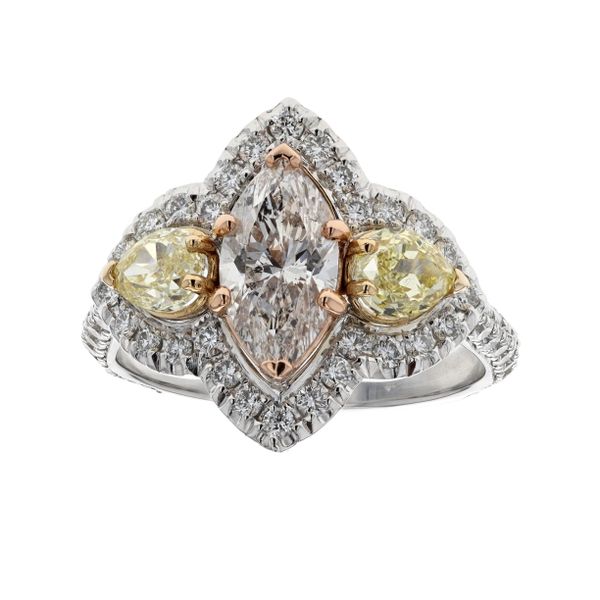 18KT White and Rose Gold 2.49ctw Diamond Ring Harmony Jewellers Grimsby, ON
