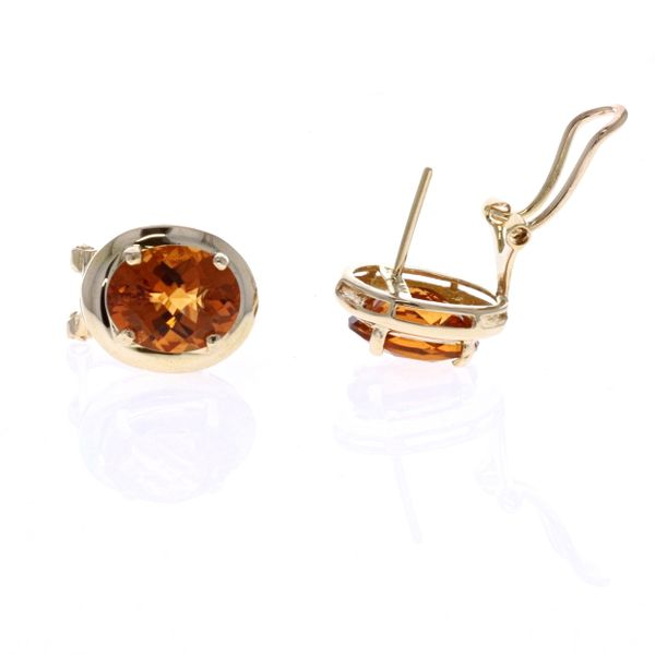 14KT Yellow Gold Citrine Earrings Harmony Jewellers Grimsby, ON