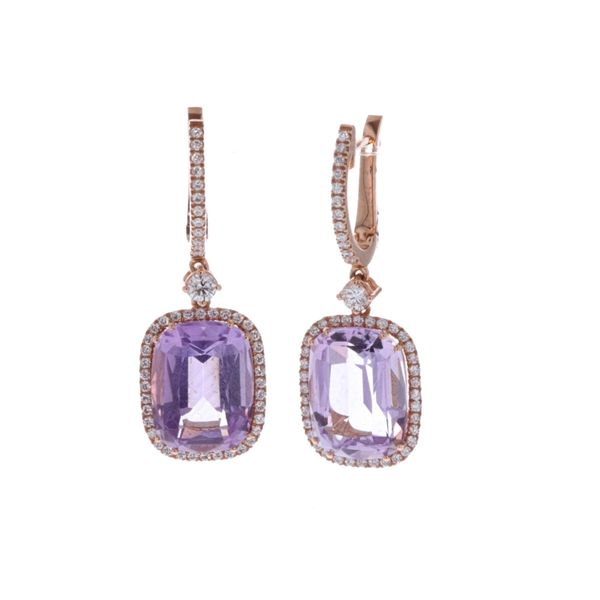 18KT Rose Gold 0.50ctw Diamond Drop Earrings Harmony Jewellers Grimsby, ON
