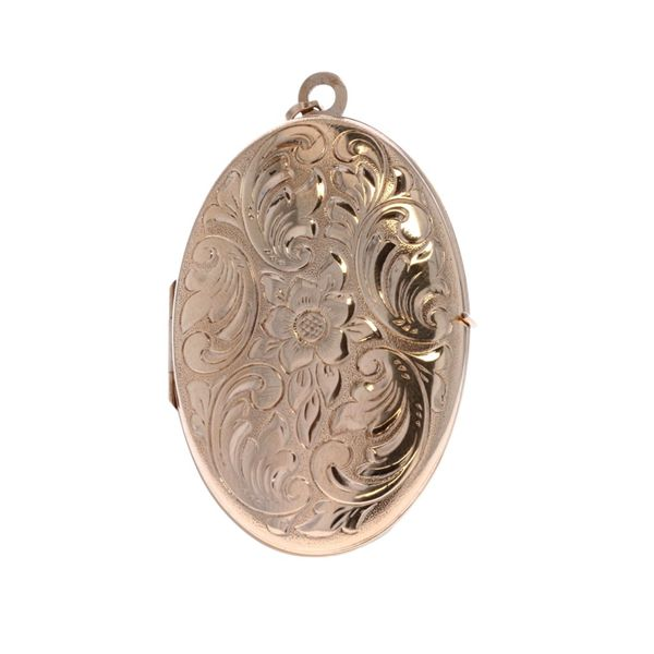 9KT Yellow Gold Oval Locket Pendant Harmony Jewellers Grimsby, ON