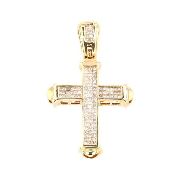 14KT Yellow Gold 2.50ctw Diamond Cross Pendant Harmony Jewellers Grimsby, ON