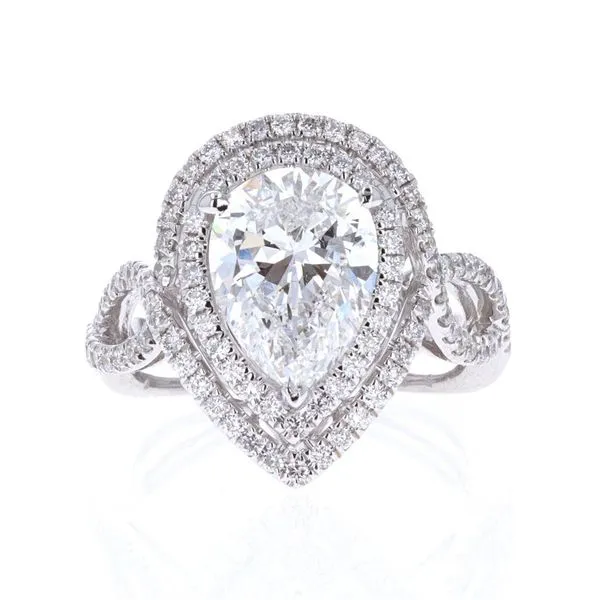 18KT White Gold 2.84ctw Pear Cut Diamond Engagement Ring Harmony Jewellers Grimsby, ON