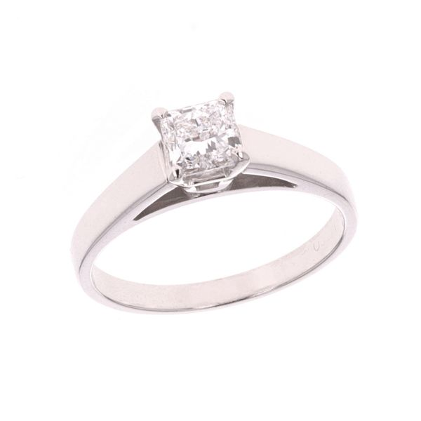 14KT White Gold SolitaireRadiant Cut Engagement Ring Harmony Jewellers Grimsby, ON