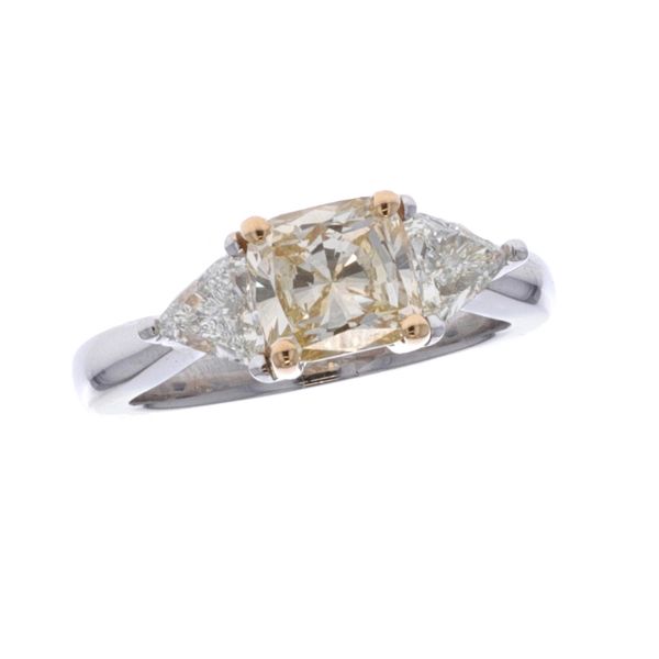 18KT Yellow Gold & Platinum 2.01ctw Yellow and White Diamond Engagement Ring Harmony Jewellers Grimsby, ON
