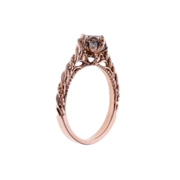 18KT Rose Gold 0.62ctw Diamond Engagement Ring Image 2 Harmony Jewellers Grimsby, ON