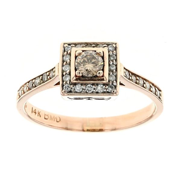 14KT Rose with Rhoium Plating Gold 0.39ctw Diamond Engagement Ring Harmony Jewellers Grimsby, ON