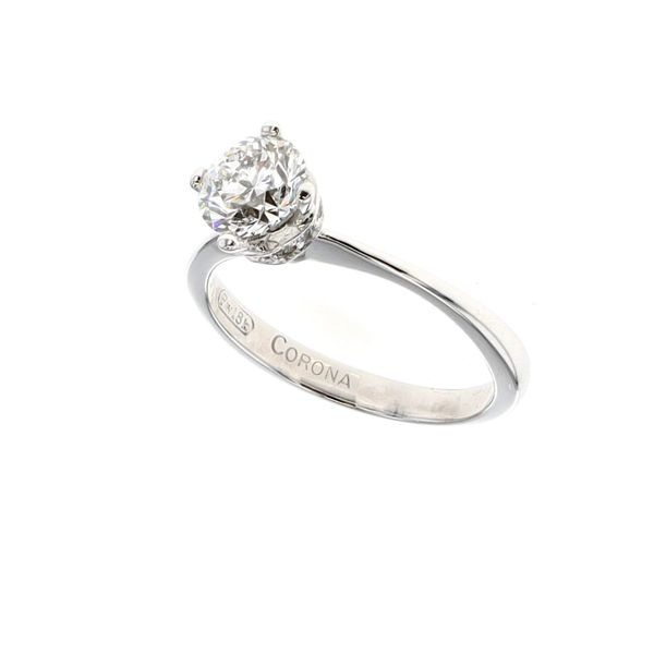 18KT White Gold 0.85ctw Diamond Engagement Ring Image 2 Harmony Jewellers Grimsby, ON