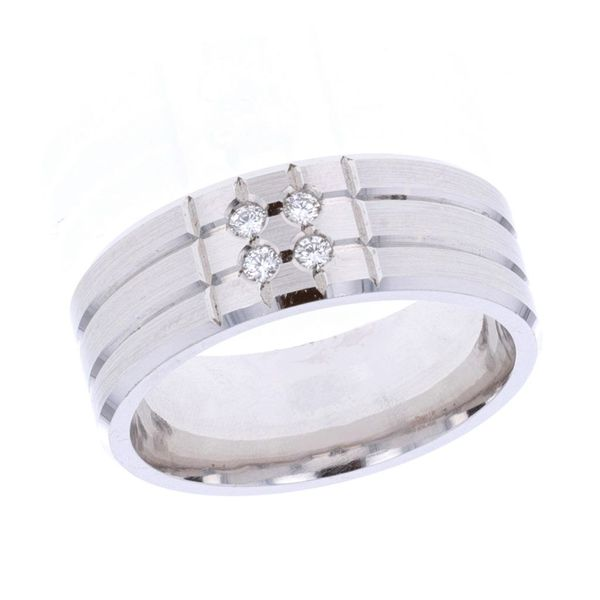 14KT White Gold Men's Diamond Band Final Sale Harmony Jewellers Grimsby, ON