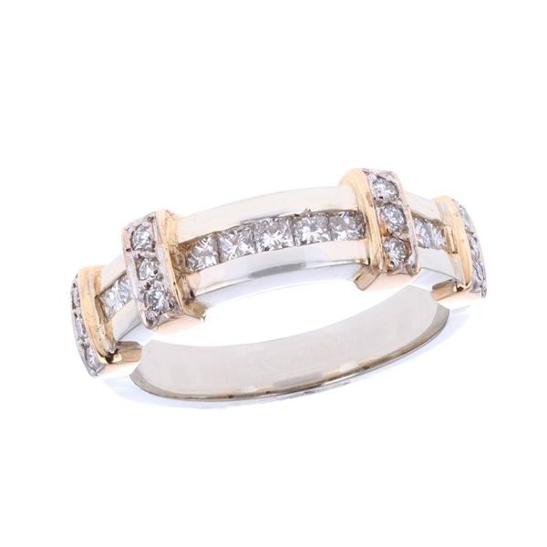 14KT Two Tone Gold Diamond Band Final Sale Harmony Jewellers Grimsby, ON